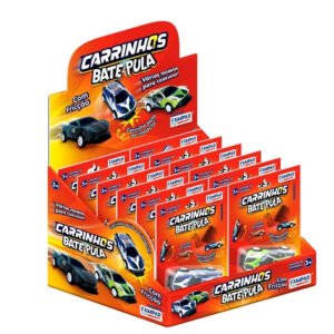 Carrinhos de Metal Versão Bate e Pula