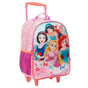 Mochila de Rodinhas 40cm Princesa Disney Beautiful