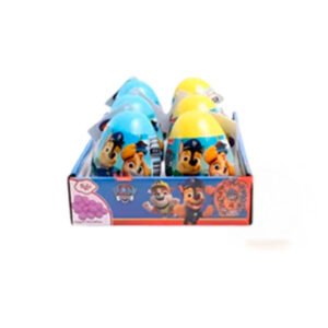 Patrulha Canina — Ovos Surpresa c/ Brinquedo e Balas Sabor Morango